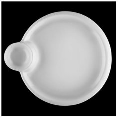 Блюдо круглое с соусником Wilmax, 20 см
