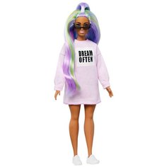 Кукла Barbie Игра с модой Fashionistas 136 Разноцветные пряди GHW52