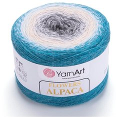 Пряжа Yarnart Flowers Alpaca цвет 417, 1 моток