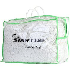 Сетка для футбольных ворот START UP 2-9000 белый (8299) (пара)
