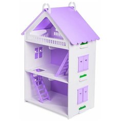ДДСК72 кукольный домик открытого типа для Барби, сиреневый
