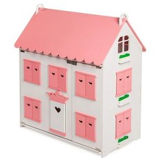 ДДСК72 Кукольный домик Королевы, розовый