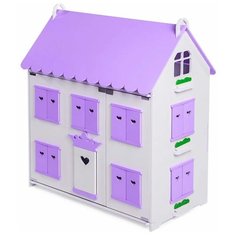 ДДСК72 Кукольный домик Королевы, сиреневый