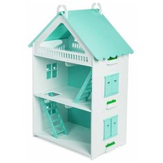 ДДСК72 кукольный домик открытого типа для Барби, мятный