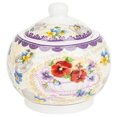 Сахарница Nouvelle Анютины Глазки (10х10 см)