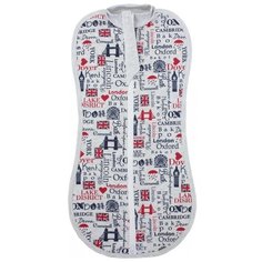 Многоразовая пеленка Топотушки Пеленка-кокон Лондон 56 см, серый