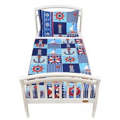 Постельное белье 1.5-спальное Giovanni Anchor, бязь, 1 наволочка 50 х 70 см, разноцветный