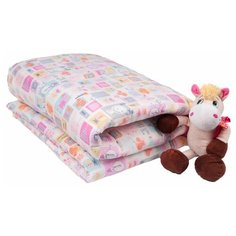 Одеяло Daisy Мультяшки, всесезонное, 110 х 140 см (розовый)