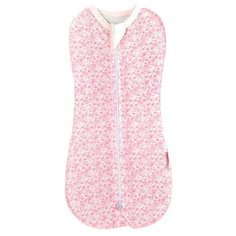 Многоразовая пеленка СуперМаМкет на молнии 1-3 мес., огурчики/розовый