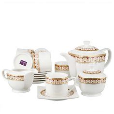 Чайный сервиз 15 предметов на 6 персон "Восход солнца", 200 мл., Nouvelle, 1510144