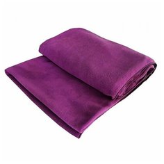 Плед Сурья для шавасаны, нидры и релаксации RamaYoga Flis2 фиолетовый, 200x150 см, 1.3 кг