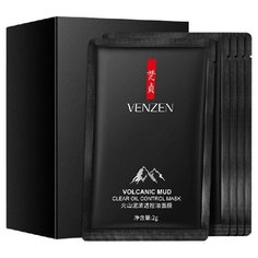 Набор: Очищающая вулканическая маска для лица VENZEN, 2 г×30 шт.