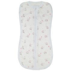 Многоразовая пеленка Ангелочки из интерлока набивного на молнии 10271 р. 56, бежевый