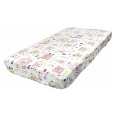 Daisy простыня на резинке Мишка ABC 60х120 см салатовый