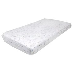 Daisy простыня на резинке Лисички 120х60 см зеленый