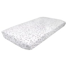 Daisy простыня на резинке Зайчик с щечкой 60х120 см желтый