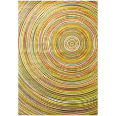 Недорогой синтетический ковер Crystal Merinos C004- Green прямоугольник (160*230 см)