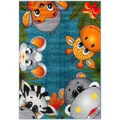 Яркий детский ковер из полипропилена Mango 11058-180 прямоугольник (160*230 см) Carpetoff