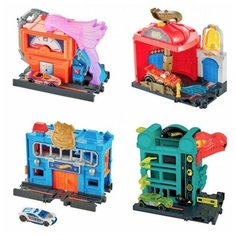 Трек Hot Wheels City Downtown Взрыв на электростанции