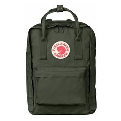 Рюкзак Fjallraven Kanken Laptop 13", темно-зеленый, 25х16х35 см, 13 л