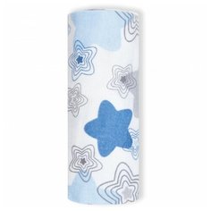 Многоразовая пеленка Loombee фланелевая 100x100 см FS-5225, голубой