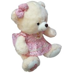 Мягкая игрушка плюшевый мишка 50 в розовом платье Good Toys