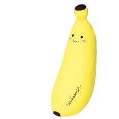 Мягкая плюшевая игрушка подушка Банан 80 см Веселый бананчик Good Toys