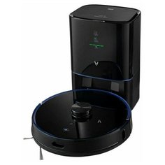 Робот пылесос с базой самоочистки Xiaomi Viomi Robot Vacuum Cleaner S9 черный
