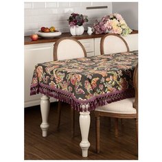 Скатерть Santalino "Моринга", 140*180 см, 100% х/б, серый (850-868-2)