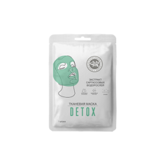 Крымская Натуральная Коллекция Тканевая маска для лица LUXE (DETOX)