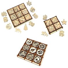 Новогодний набор елочных украшений Dolodom