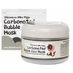 Маска для лица очищающая/пузырьковая Elizavecca MILKY PIGGY CARBONATED BUBBLE CLAY MASK 100 гр