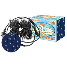 Гирлянда светодиодная уличная 100LED, белый свет, 10м, 1 режим, IP65 TDM Еlectric