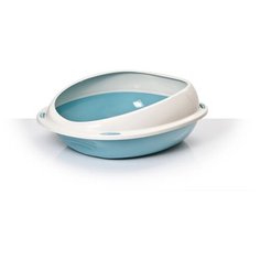 Туалет шаттл с бортиком 45х36х15,5см голубой Georplast