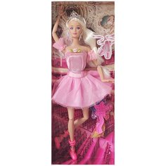 Карапуз Кукла-балерина софия руки и ноги сгибаются, расческа, корона, серьги