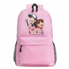 Рюкзак персонажи Гравити Фолз розовый №2 Noname