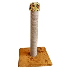Когтеточка Zooexpress Столбик, джут, 40х40х75 см