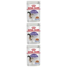 Корм консервированный для кошек Royal Canin Sterilised, в желе, 85 гр, 3 шт