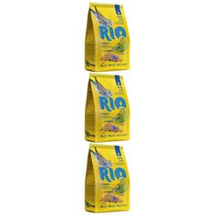 Корм для волнистых попугаев RIO Daily Feed Budgies, 1 кг, 3 шт