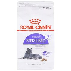 Сухой корм Royal Canin, Sterilised 7+, для стерилизованных кошек и кастрированных котов старше 7 лет, 400 г