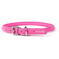 Ошейник COLLAR Glamour круглый для длинношерстных собак розовый 6 мм х 17-20см