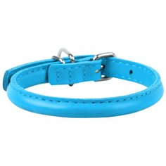 Ошейник COLLAR Glamour круглый для длинношерстных собак синий 6 мм х 20-25 см