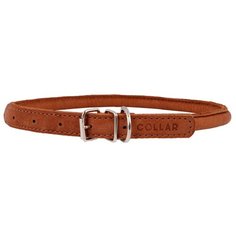 Ошейник COLLAR Soft для длинношерстных собак коричневый 6 мм х 25-35см