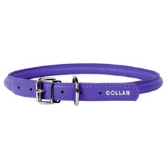Ошейник COLLAR Glamour круглый для длинношерстных собак фиолетовый 6 мм х 20-25 см
