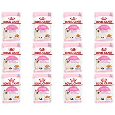 Корм для кошек консервы Royal Canin Киттен в желе 85 г; 12 шт.