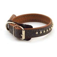 Ошейник 20x45 подвернутый, с фурнитурой Зоомастер