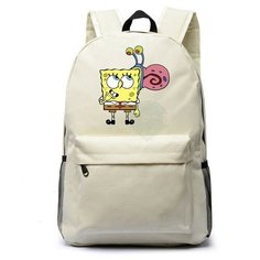 Рюкзак Губка Боб (Sponge Bob) белый №5 Noname
