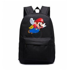 Рюкзак Марио (Mario) черный №4 Noname