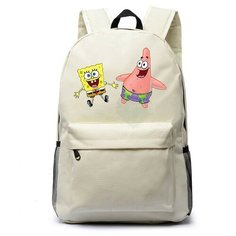 Рюкзак Губка Боб (Sponge Bob) белый №6 Noname