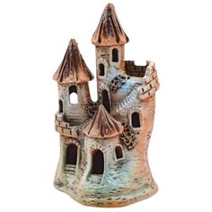 Декорации для аквариума грот Zooexpress Иж Замок Б10 11х9х20 см; 1 шт.